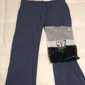 NWT CYZ Pajama Pants Dark Blue Size L